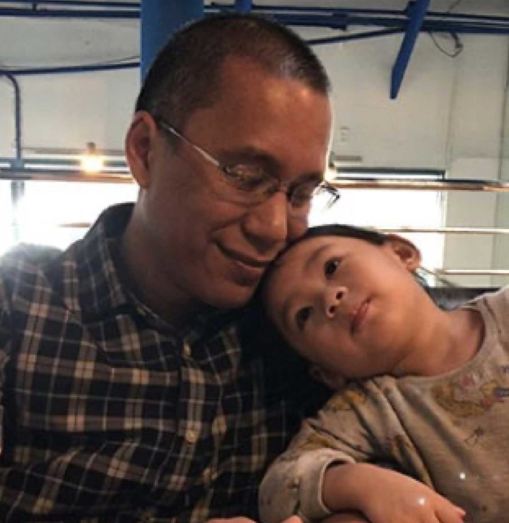 Larry Magtoto, VICE PRESIDENT, INFORMATION TECHNOLOGY with daughter