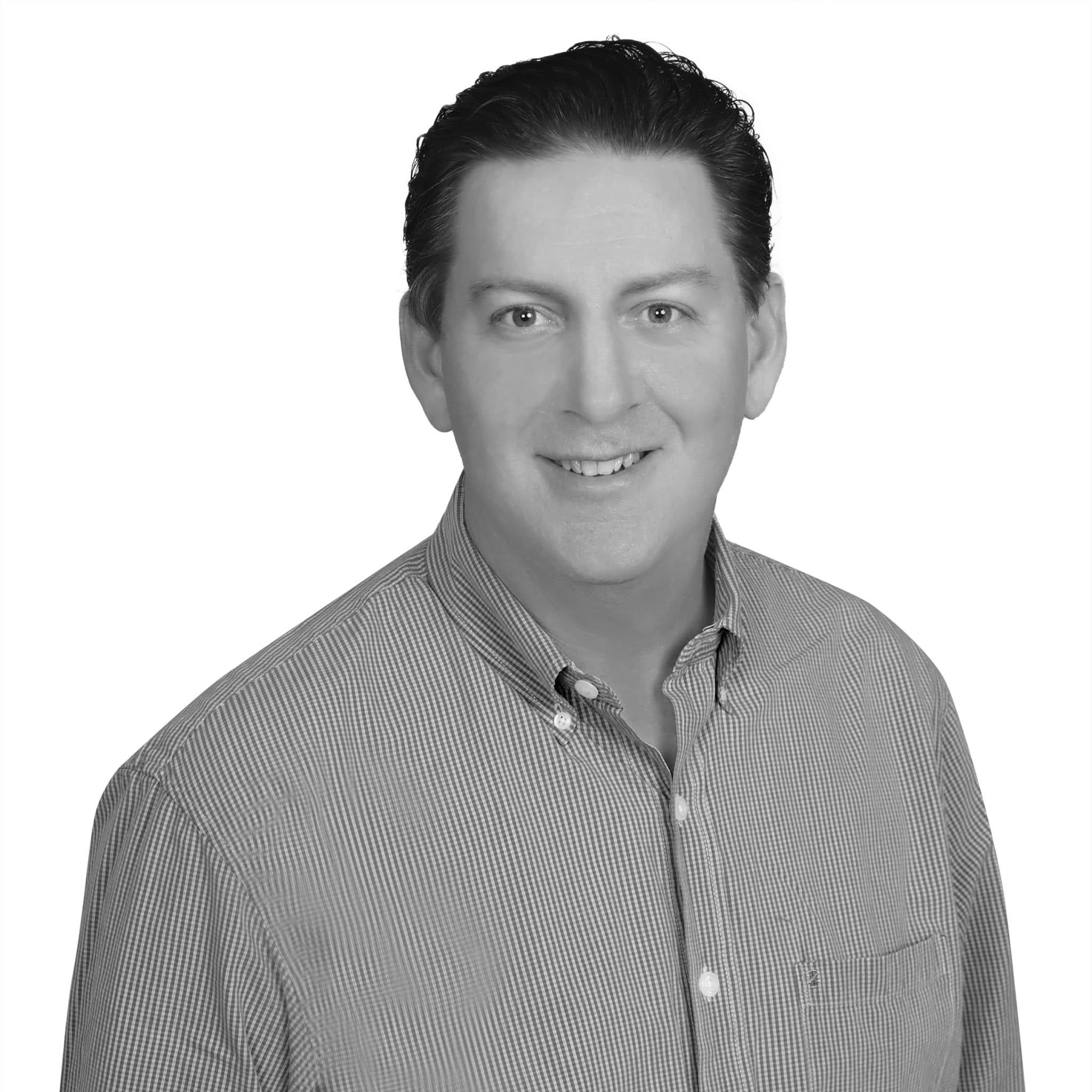Ryan Blatchley, VICE PRESIDENT, INTEGRATED MEDIA STRATEGY_black and white
